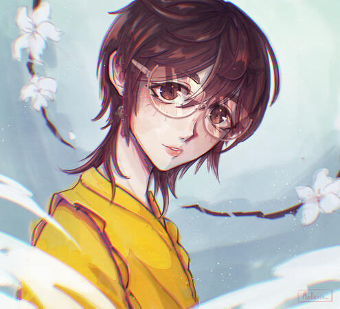 Portrait, design background